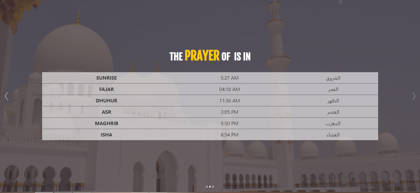 Prayer Theme 5